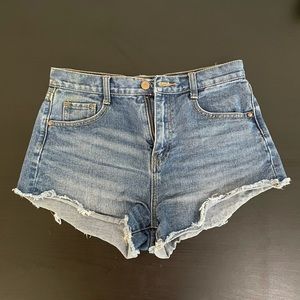 Zara Premium Wash High-Waisted Jean Shorts 4